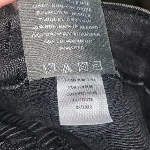 NWT Torrid‎ Pull On Boyfriend Straight Super High Rise Charcoal Wash Jeans 3XL - Picture 8 of 8